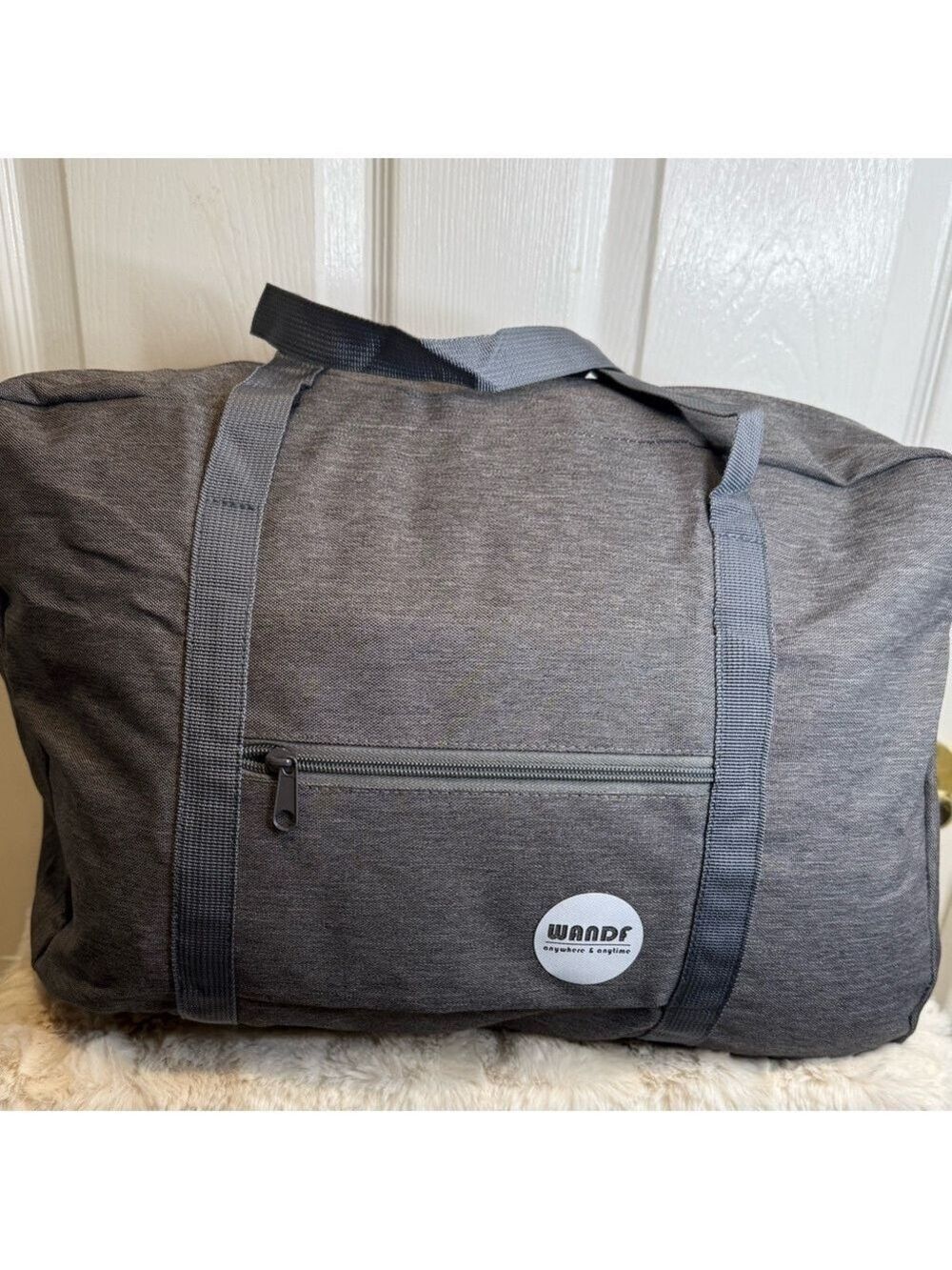 WANDF TRAVEL DUFFEL BAG UNDER SEAT FOLDABLE, CARRY-ON LUGGAGE